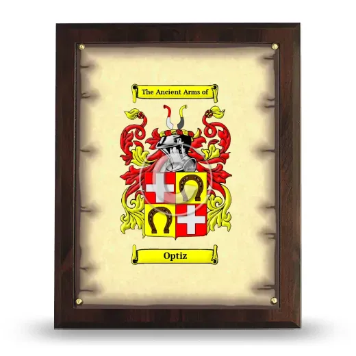 Optiz Coat of Arms Plaque