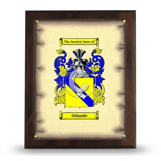 Orlando Coat of Arms Plaque