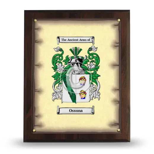 Ossuna Coat of Arms Plaque