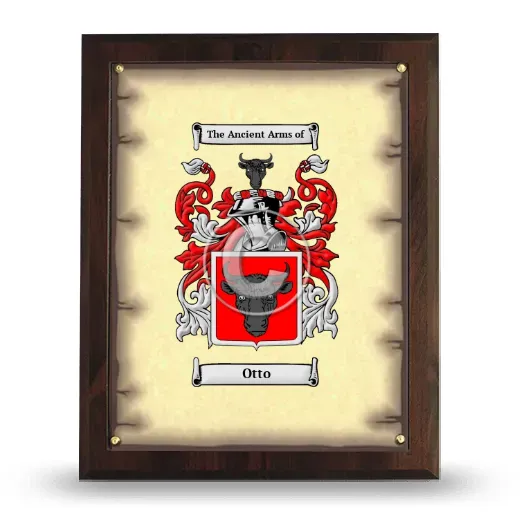 Otto Coat of Arms Plaque