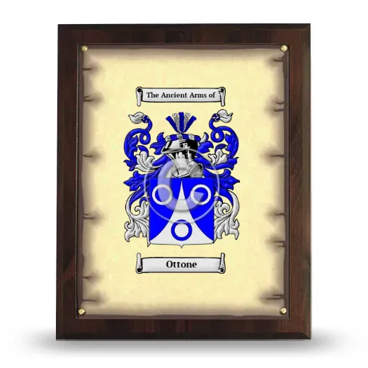 Ottone Coat of Arms Plaque