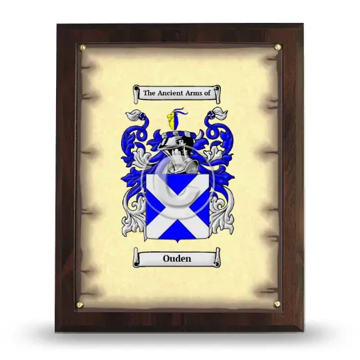 Ouden Coat of Arms Plaque