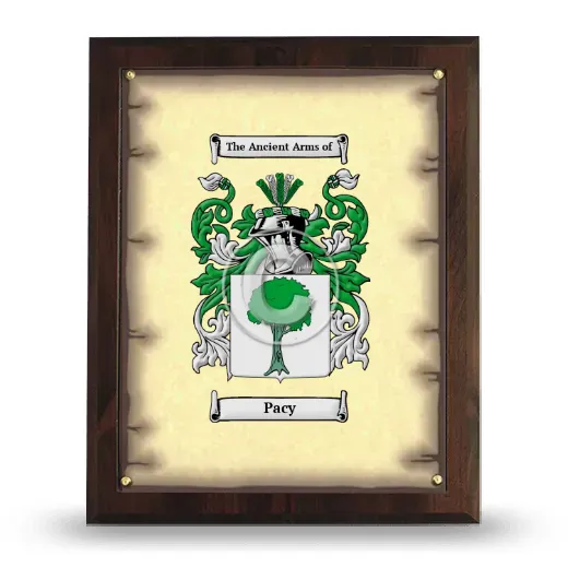 Pacy Coat of Arms Plaque