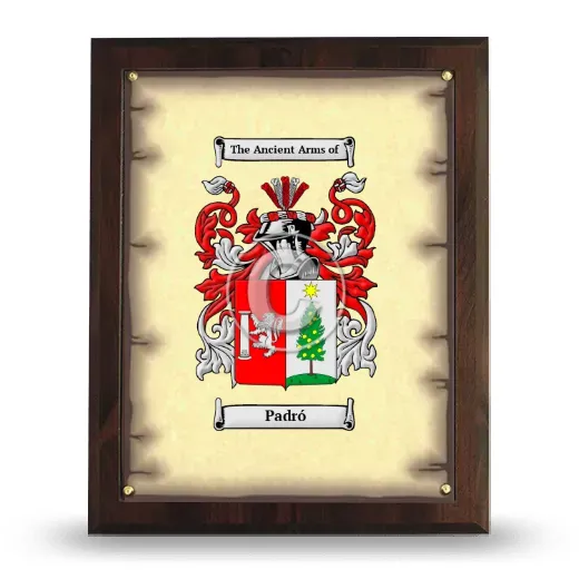 Padró Coat of Arms Plaque
