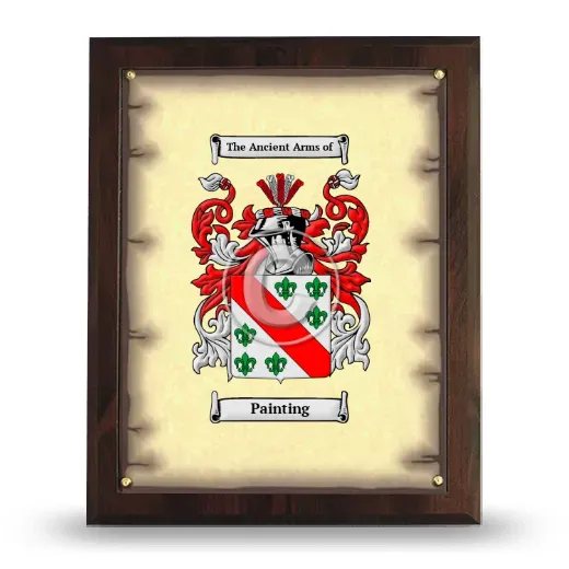 Painting Coat of Arms Plaque