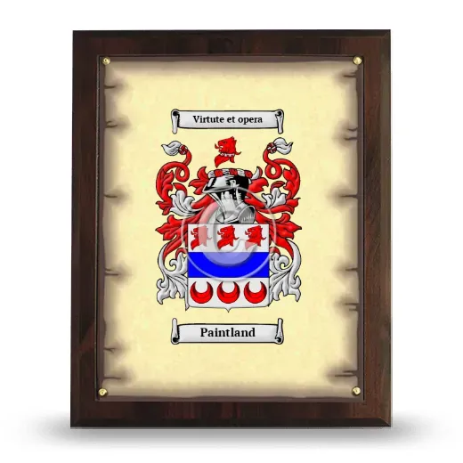 Paintland Coat of Arms Plaque