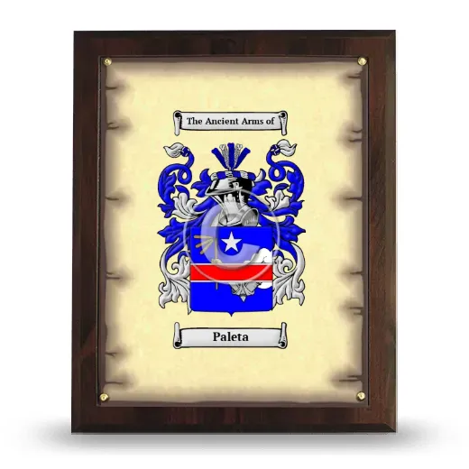 Paleta Coat of Arms Plaque