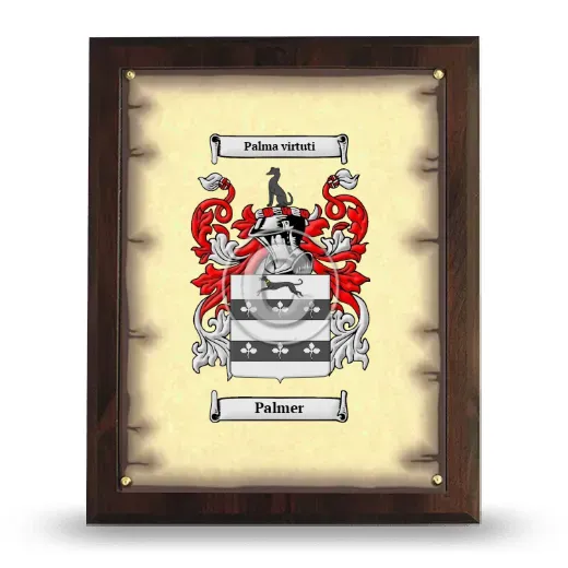 Palmer Coat of Arms Plaque