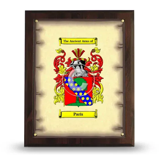 Paris Coat of Arms Plaque