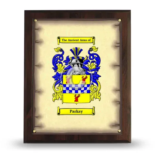 Parkay Coat of Arms Plaque
