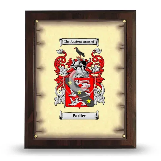 Parlier Coat of Arms Plaque