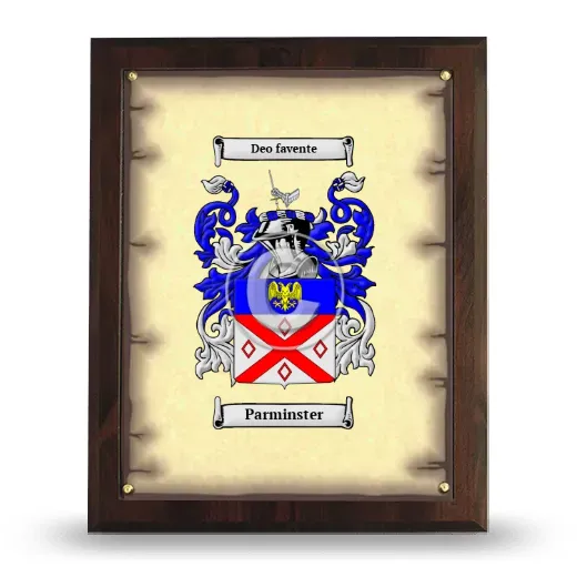 Parminster Coat of Arms Plaque
