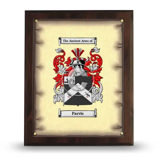 Parvis Coat of Arms Plaque