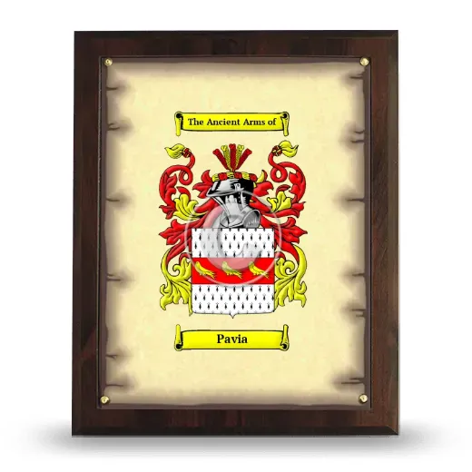 Pavia Coat of Arms Plaque