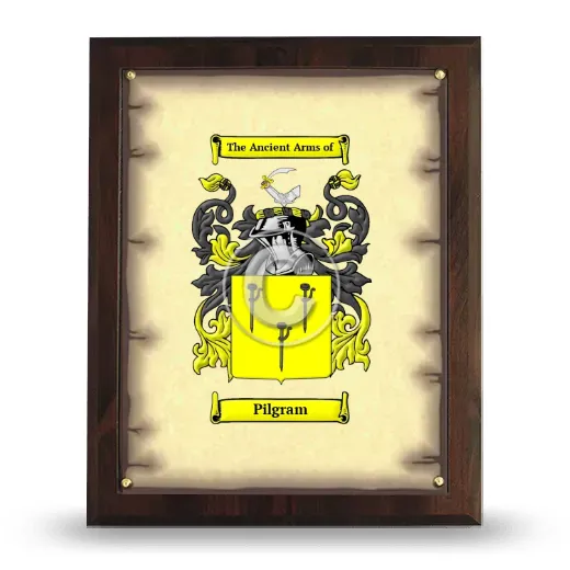 Pilgram Coat of Arms Plaque