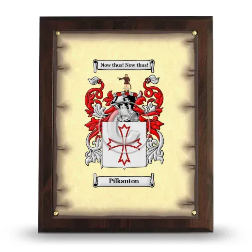 Pilkanton Coat of Arms Plaque