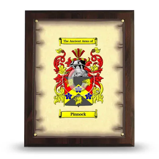 Pinnock Coat of Arms Plaque
