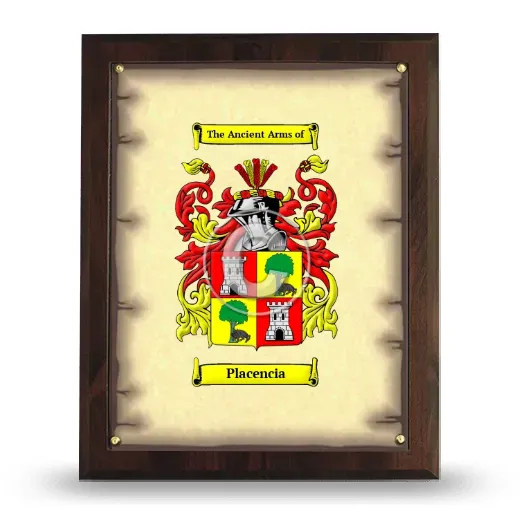 Placencia Coat of Arms Plaque