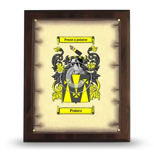 Pointz Coat of Arms Plaque