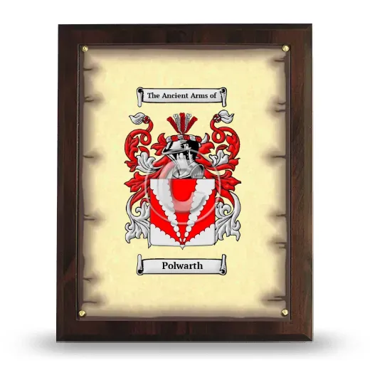 Polwarth Coat of Arms Plaque