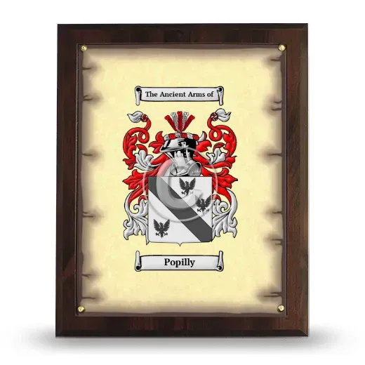 Popilly Coat of Arms Plaque