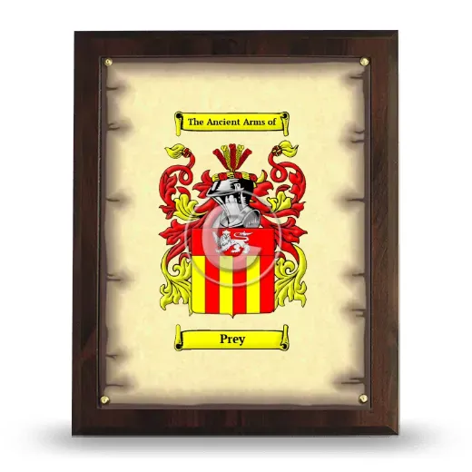 Prey Coat of Arms Plaque