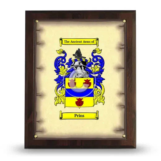 Prins Coat of Arms Plaque