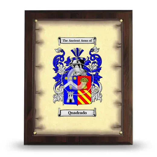 Quadrado Coat of Arms Plaque