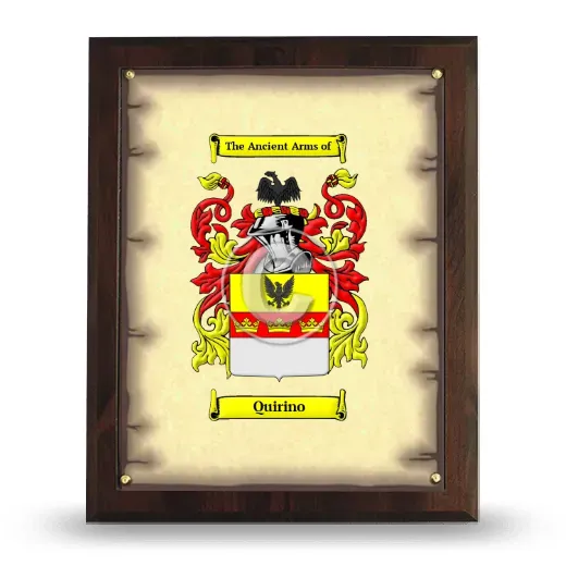 Quirino Coat of Arms Plaque