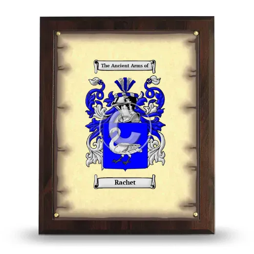 Rachet Coat of Arms Plaque