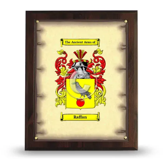 Raffan Coat of Arms Plaque