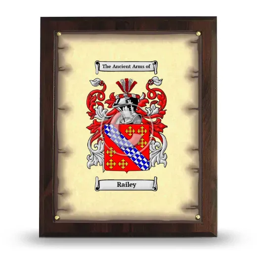 Railey Coat of Arms Plaque