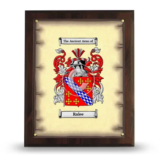 Ralee Coat of Arms Plaque