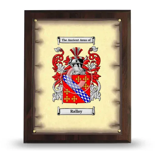 Rallay Coat of Arms Plaque