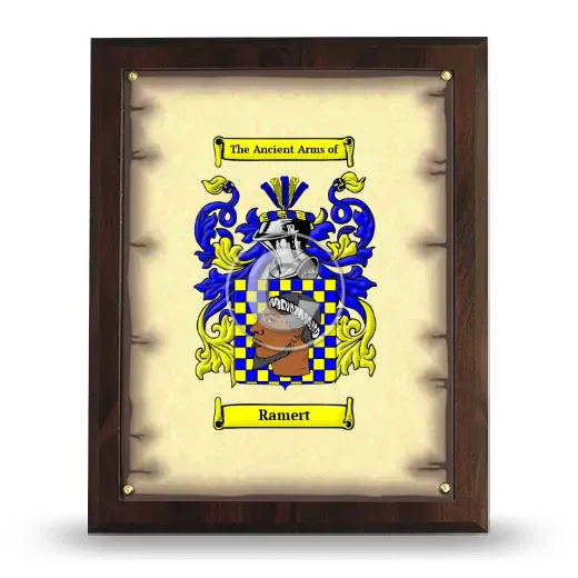 Ramert Coat of Arms Plaque