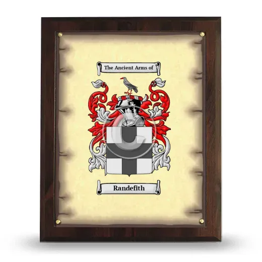 Randefith Coat of Arms Plaque