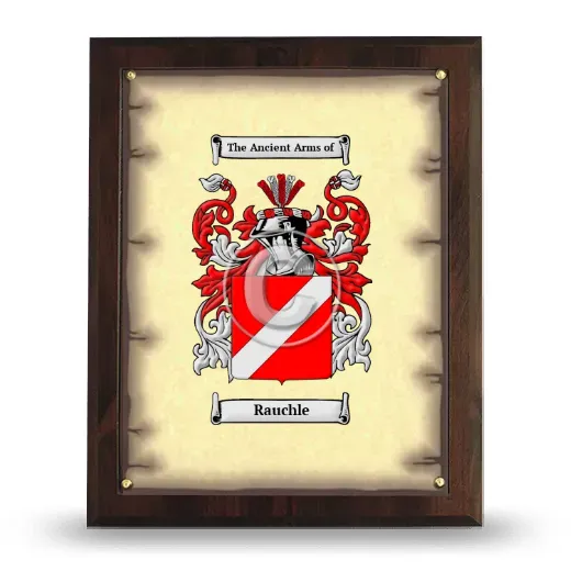 Rauchle Coat of Arms Plaque