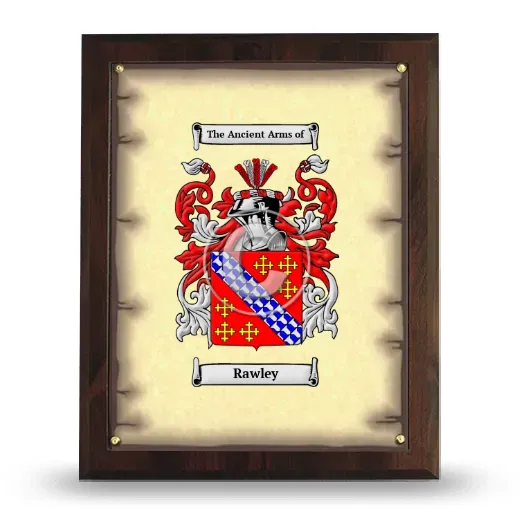 Rawley Coat of Arms Plaque