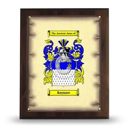 Raynare Coat of Arms Plaque