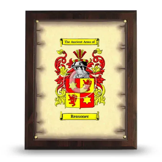 Reasoner Coat of Arms Plaque