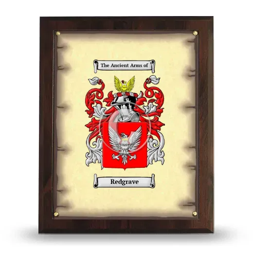 Redgrave Coat of Arms Plaque