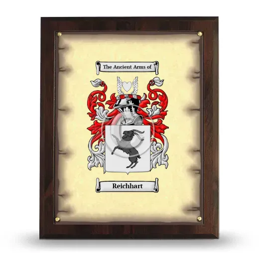 Reichhart Coat of Arms Plaque