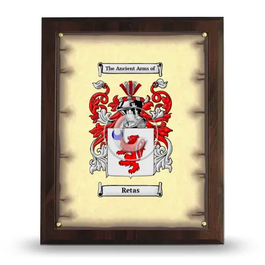 Retas Coat of Arms Plaque