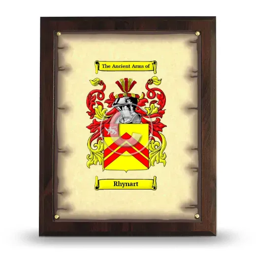 Rhynart Coat of Arms Plaque