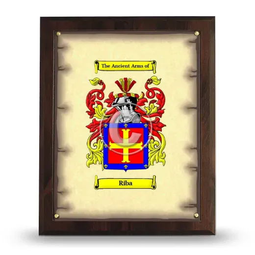 Riba Coat of Arms Plaque