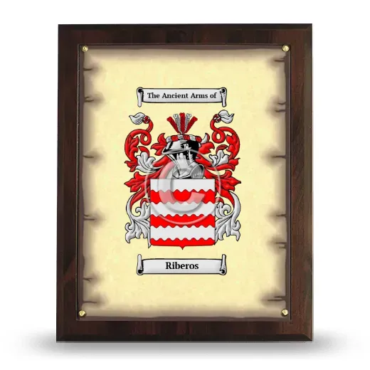 Riberos Coat of Arms Plaque