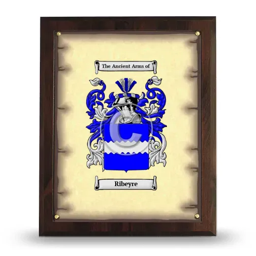 Ribeyre Coat of Arms Plaque