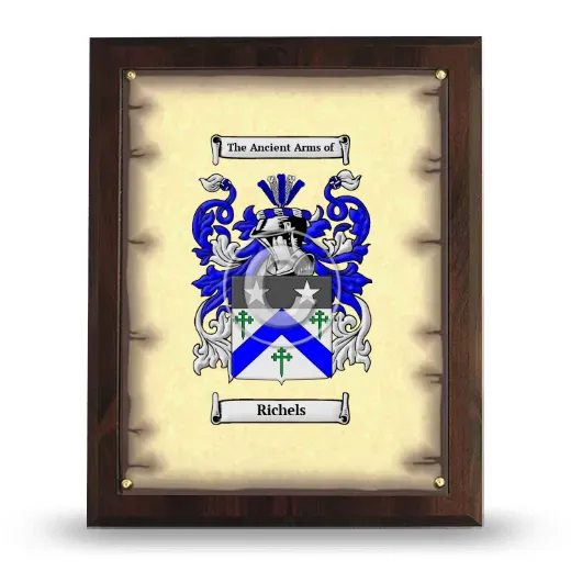Richels Coat of Arms Plaque