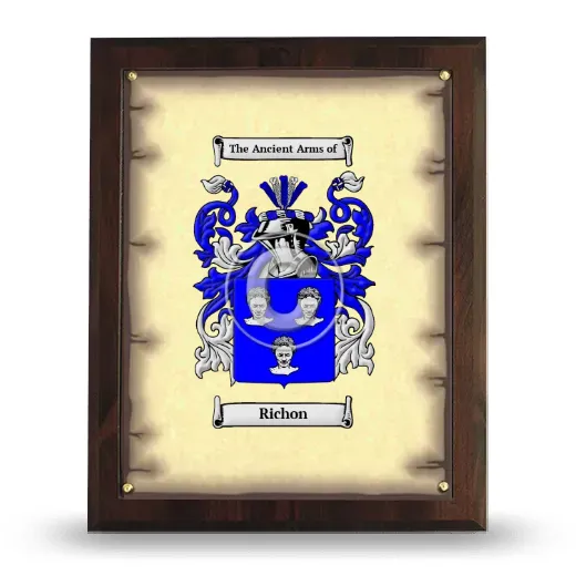 Richon Coat of Arms Plaque
