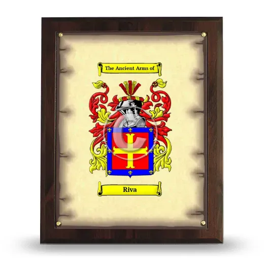 Riva Coat of Arms Plaque